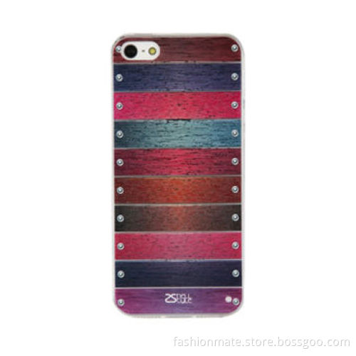 Ultra-slim TPU case with embossed UV printing, for iPhone 5/5S